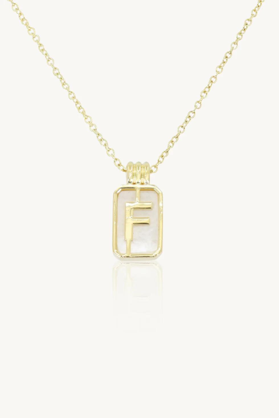 Initial A to Z Gold Necklace - Image 11