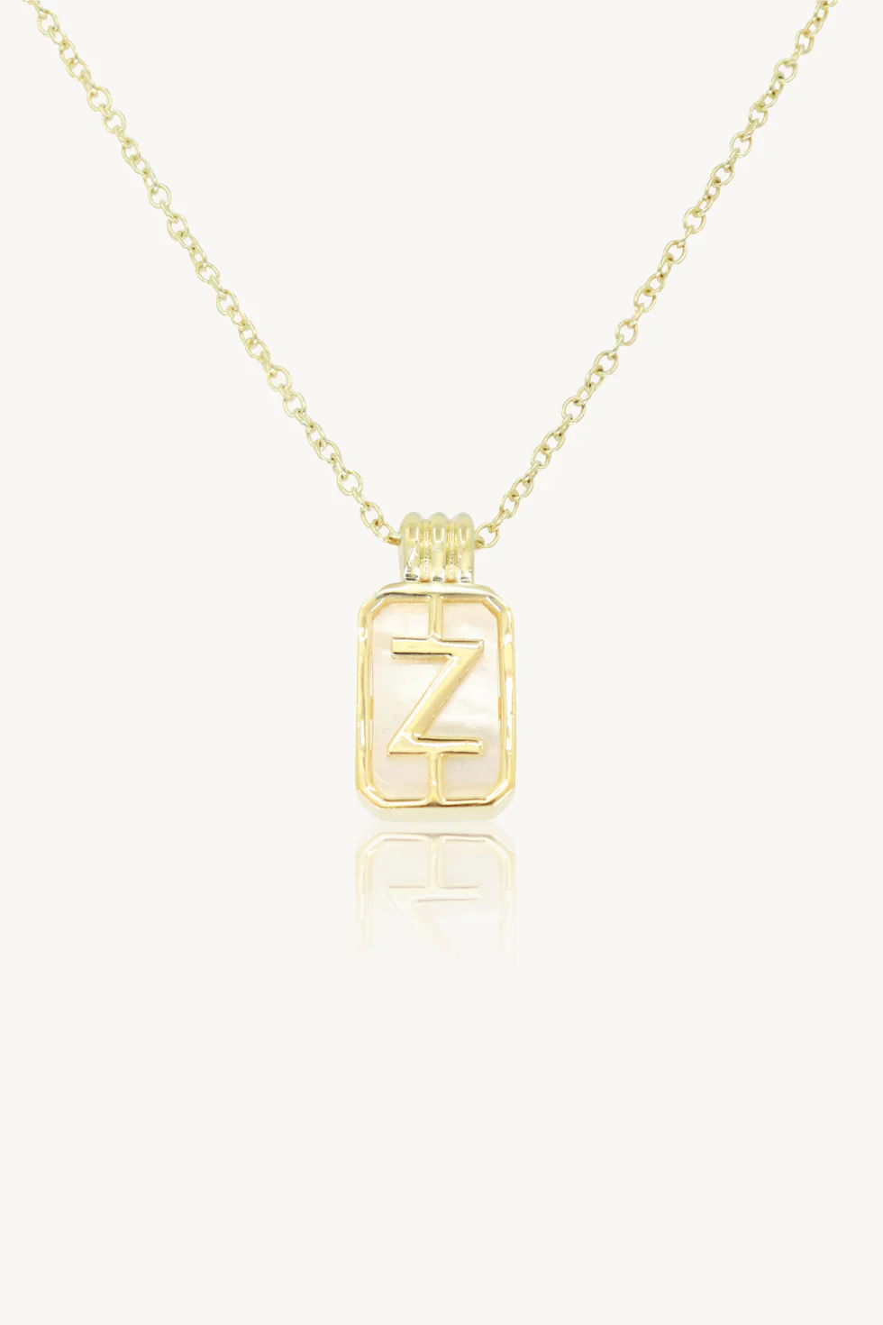 Initial A to Z Gold Necklace - Image 31