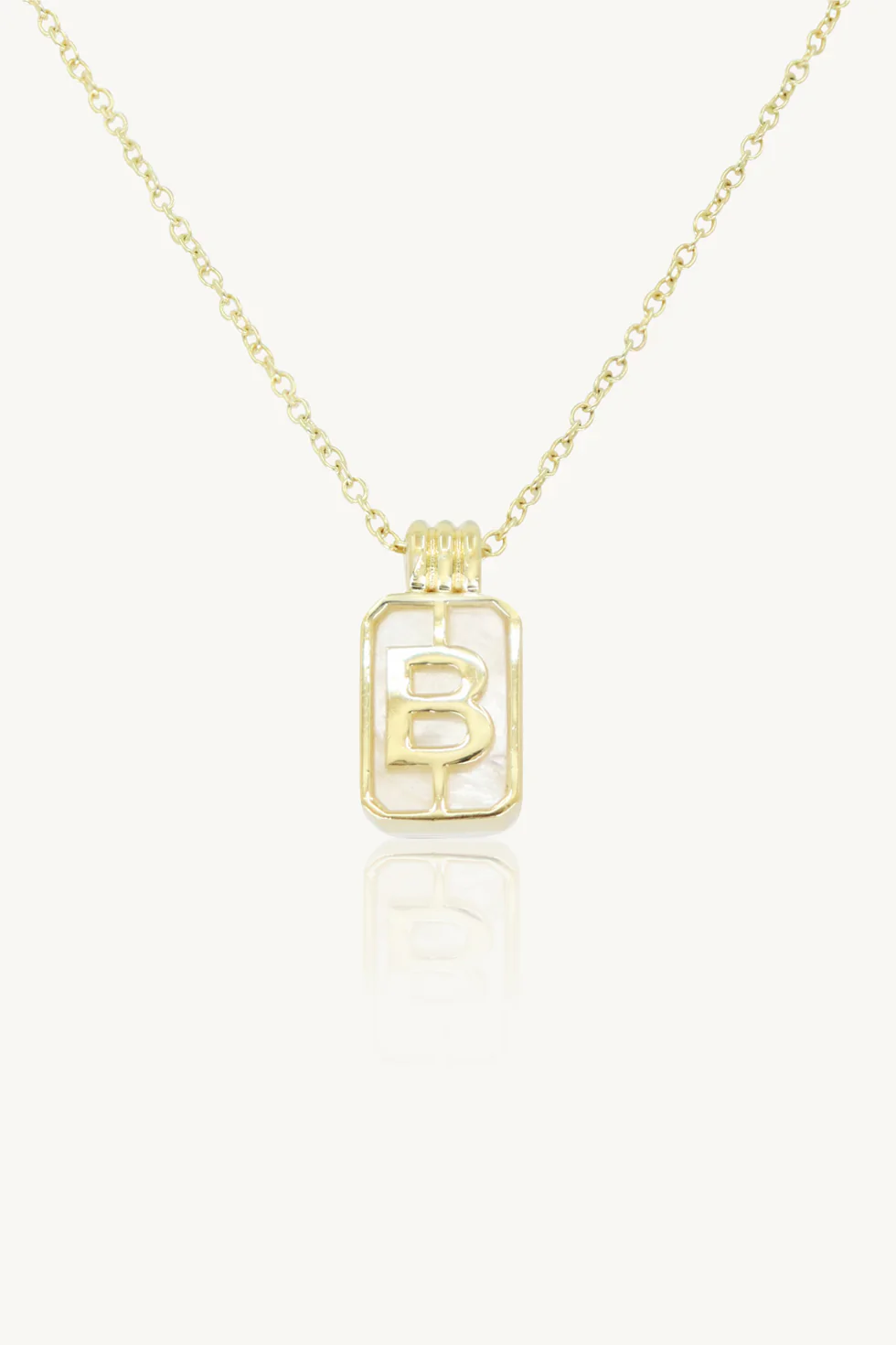 Initial A to Z Gold Necklace - Image 7