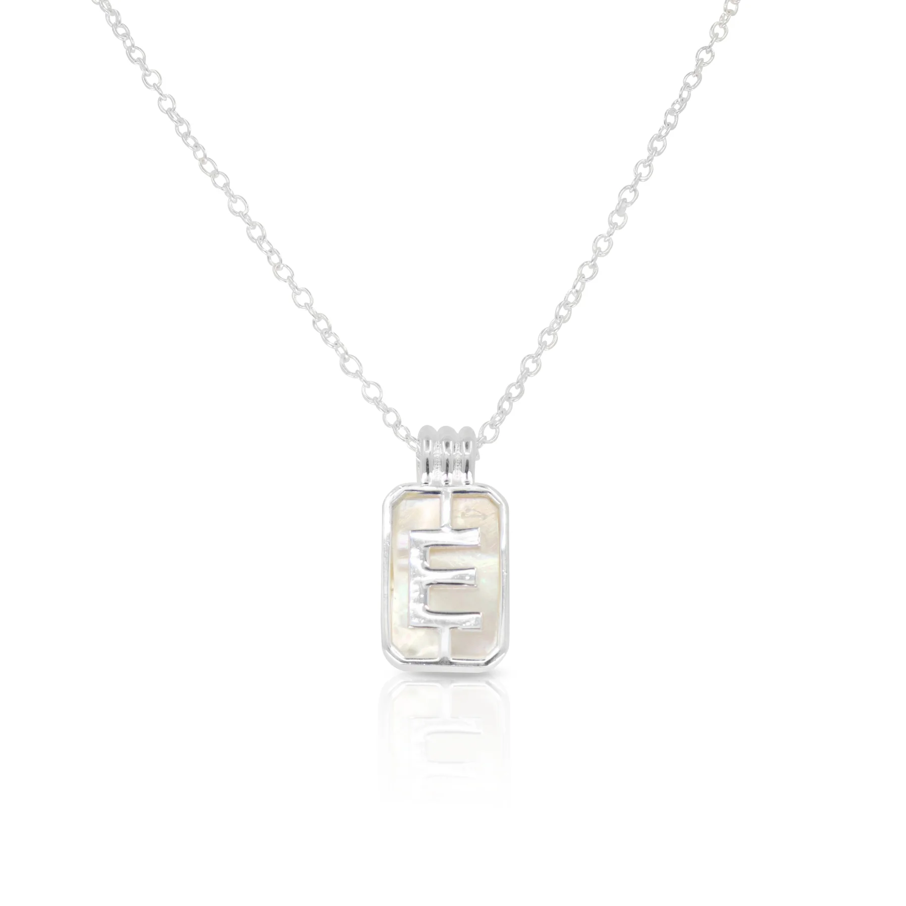 Initial A to Z Silver Necklace - Image 8